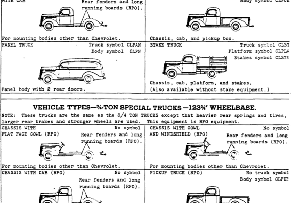 Chevrolet [6] (1939) - Chevrolet - drawings, dimensions, pictures of the car